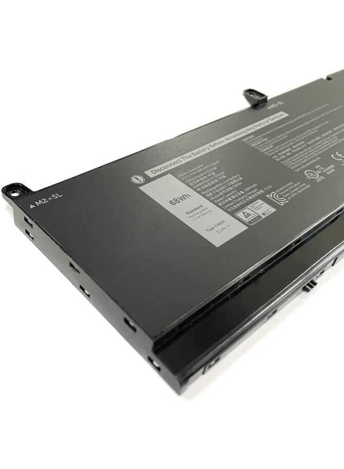 بطارية 11.4 فولت 68 واط/ساعة 68ND3 CR72X G5FJ8 J0VNR CR72X 17C06 لمحطات العمل المحمولة Dell Precision 7550 7560 7750 7760 - Image 4